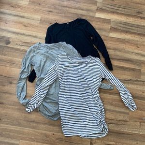 Long Sleeve Maternity Shirts